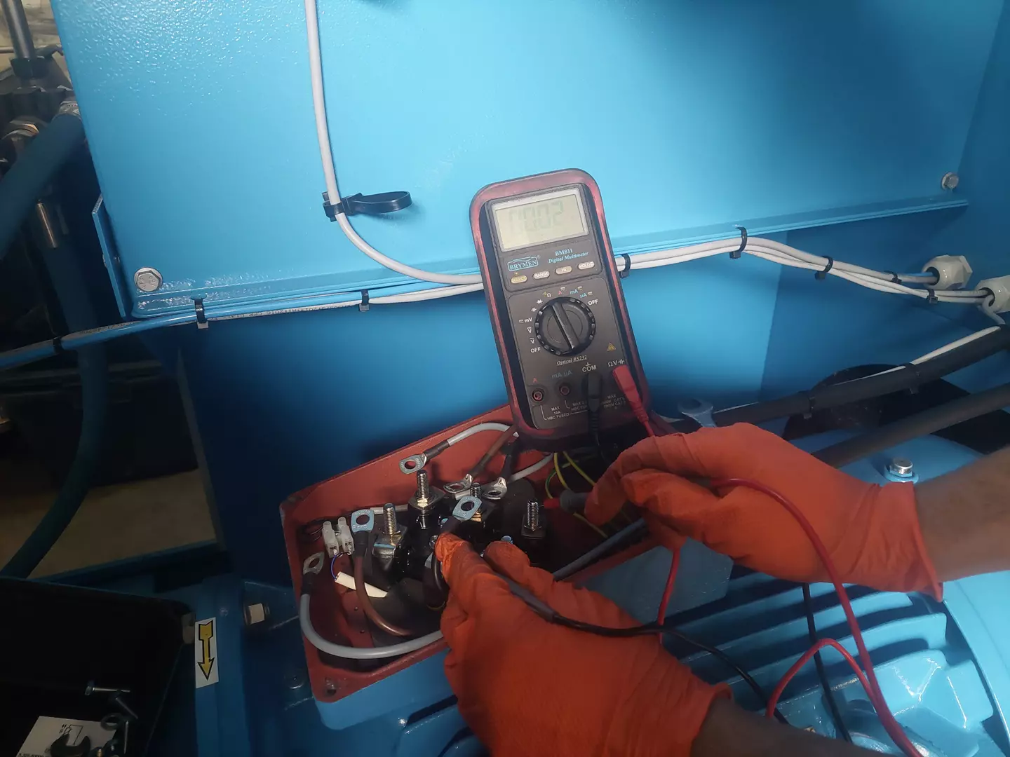 Sprawdzenie sprężarek przed montażem