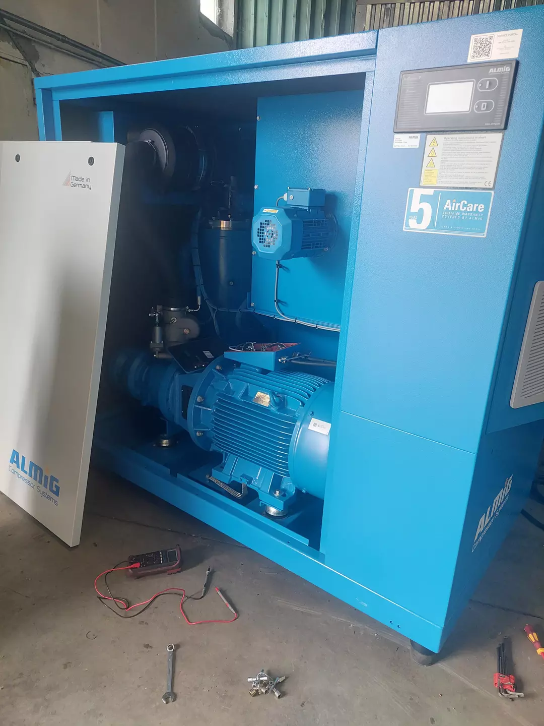 Sprawdzenie sprężarek przed montażem