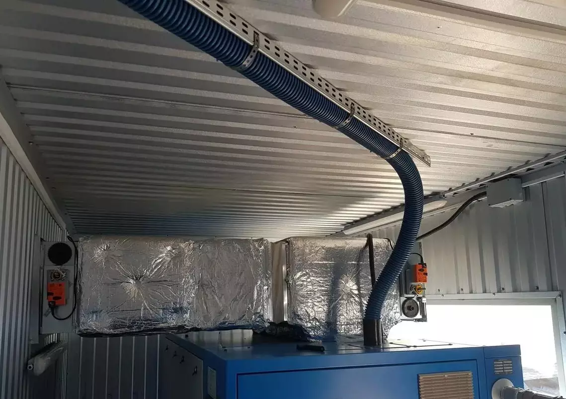 Kontenerowa stacja sprężarek