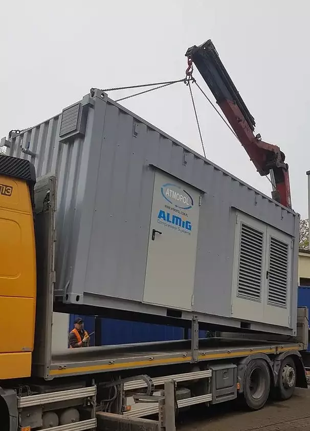 Kontenerowa stacja sprężarek